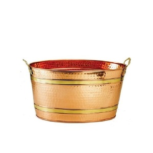 Cubo de hielo de cobre antiguo de nueva tendencia, Enfriador de Metal hecho a mano con tamaño Regular de calidad Superior para vino, cerveza para fiestas de Bar - Product Image 6
