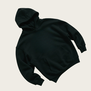 Personalizado de algodón de gran tamaño Boxy sudaderas con capucha para los hombres logotipo personalizado impreso Drop Shoulder Pullover Sudadera con capucha de tela OEM - Product Image 3