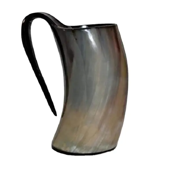 Drinking Horn Beer Mug with short Glass Tankard customize Logo Several color latest design manufacturing unit India