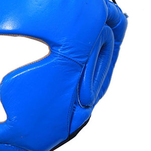 หมวกชกมวยแฟชั่นใหม่สำหรับผู้ชายหมวกกันน็อคหนังระบายอากาศได้ดีปรับได้สไตล์ปลอดภัยทนทานน้ำหนักเบาขายดี - Product Image 5