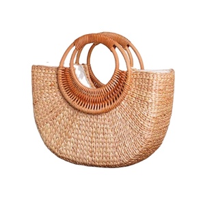 Productos Hechos a Mano al por Mayor, Elegantes Bolsos de Paja Personalizados, Bolsos de Hombro de Paja para Mujer, Productos al por Mayor - Product Image 1