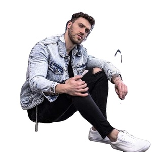 Venta al por mayor mejores diseños de fábrica Diseñadores Pantaloons Blue Jeans Hombres Ripped Skinny Stretch Denim jeans - Product Image 5