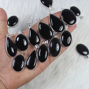 <b>Top</b> Quality Amazing Natural Smoky Quartz High Polished Loose Gemstone Silver <b>Overlay</b> Bezel Pendant Fashion Women Jewelry - Product Image 5