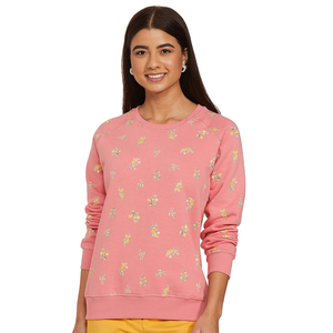 Sweat-shirt à manches longues personnalisable pour l'hiver 2023, pull-over décontracté imprimé à col rond pour femmes, 100% coton, écologique, respirant - Product Image 4