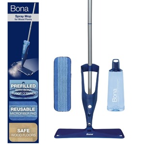 Bona Wood Floor <b>Mop</b> Starter Kit - 1 Spray <b>Mop</b>, 1 Reusable Microfiber Mopping Pad, 1 Refillable Wood Floor Cleaner - Product Image 6