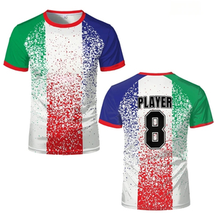 Camiseta de fútbol Diseño personalizado Equipo personalizado Ropa deportiva Transpirable Ligero Camisa de ajuste cómodo - Product Image 4