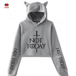 เสื้อฮู้ดเอวลอยสำหรับผู้หญิงผู้ใหญ่เด็กและผู้ใหญ่ - Product Image 5