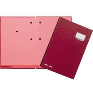 PAGNA De Luxe Signature <b>Folder</b> DIN <b>A4</b> Plastic Red/Pink 20 Compartments File <b>Folder</b> - Product Image 1