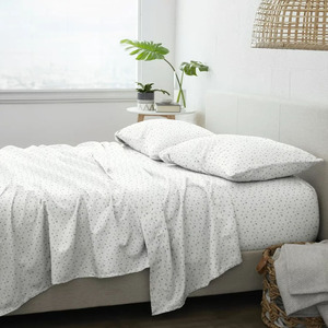 Ensembles de literie de luxe blanc et coloré couette/housse de couette ensemble carrés couette housse de literie taie d'oreiller en lin avec Logo - Product Image 2