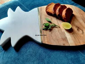 เขียงไม้หินอ่อนรูปทรงสี่เหลี่ยมพรีเมียม ขนาด 16x8 นิ้ว หนา 2.0 ซม. เป็นมิตรกับสิ่งแวดล้อม ใช้กับเครื่องล้างจานได้  รับสกรีนโลโก้ ZAMZAM - Product Image 3