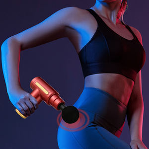 DK-720 Portable Rechargeable <b>Massage</b> Gun Handheld Brushless Motor for <b>Head</b> Body Neck Featuring Heat Function Percussion Therapy - Product Image 1