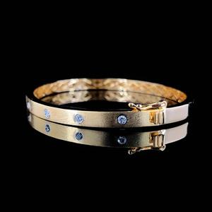 Pulsera de acero inoxidable con cadena Figaro chapada en oro de 18 quilates de alta calidad, joyería fina para mujeres y hombres - Product Image 2