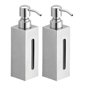 2024 dernière arrivée distributeur de savon de forme ronde pour salle de bain salle de bain utilisation de nettoyage des mains en gros pas cher prix distributeur en métal - Product Image 6