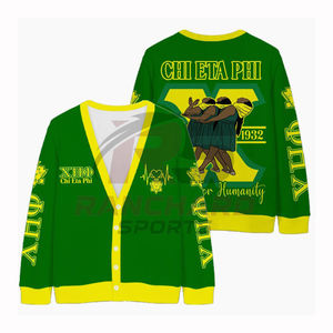 Suéter de la Hermandad CHI ETA PHI, Elegante y Cómodo, 100% Algodón, Duradero y Bordado Profesionalmente, Diseño Sólido - Product Image 3