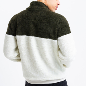 Sweat à capuche zippé en molleton imprimé streetwear surdimensionné de haute qualité pour homme, logo personnalisé, grandes tailles, 100 % polyester, motif uni, hiver - Product Image 3