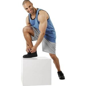 เสื้อกล้ามคอตตอนถักของผู้ชายสีฟ้าท้องฟ้าระบายอากาศได้ดีสไตล์สตรีทปรับแต่งสีและโลโก้ได้ - Product Image 4