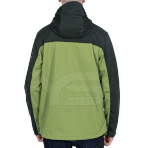 Veste Softshell Imperméable de Meilleure Qualité pour Homme Style High Street Élégant Col à Capuche Nouveau Design Vente à Chaud Grande Taille - Product Image 4