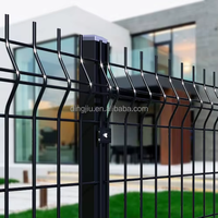 Clôture en treillis soudé incurvé de sécurité 3D personnalisée pour la maison, l'extérieur, les portes en treillis de clôture de jardin faciles à assembler