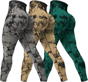 Alta calidad bajo MOQ media cintura entrenamiento mujeres Leggings Yoga pantalones Fitness desgaste cómodo gimnasio Leggings - Product Image 2