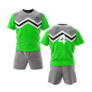 Uniforme de rugby de poliéster 100% más vendido, conjuntos ligeros y transpirables, uniforme de rugby de la mejor calidad - Product Image 1