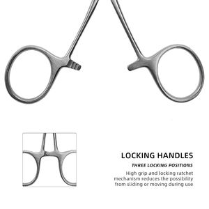 Pinces de pêche de qualité chirurgicale Finition Pinces de verrouillage polonaises Pinces de pêche droites en acier allemand Taille 6.3 pouces - Product Image 5