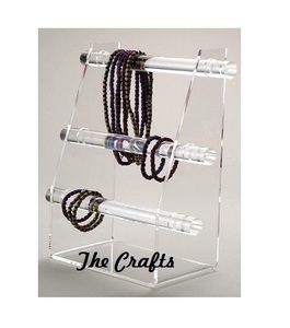 Support de présentation de bijoux en acrylique pour collier, boucles d'oreilles et accessoires, support de bijoux transparent à prix raisonnable - Product Image 2