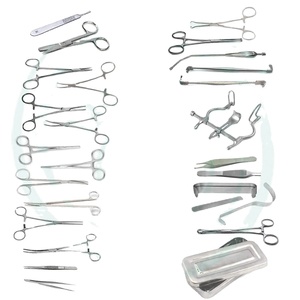 ชุดเครื่องมือผ่าตัดเปิดหน้าท้อง 57 ชิ้น ทำจากสแตนเลส ชุดเครื่องมือผ่าตัดเปิดหน้าท้องพื้นฐาน โดย Daddy D Pro - Product Image 1