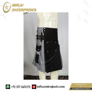 Nouveau dernier kilt traditionnel écossais des Highlands de bonne qualité avec tablier interchangeable avant unique kilt utilitaire kilt pour hommes - Product Image 6