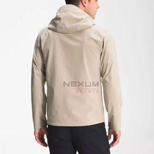 Offre Spéciale 2025 nouveau Design pas cher Nylon imperméable veste à capuche hommes coupe-vent veste personnalisée bonne qualité veste à séchage rapide - Product Image 5