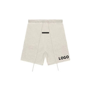 Custom Black Oversized <b>Shorts</b> <b>Men</b> Streetwear <b>Long</b> Drawstring <b>Shorts</b> with Elastic Waist OEM Wholesale Factory Supplier - Product Image 2