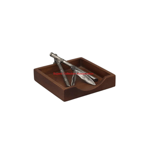 Élégant porte-serviettes en blé doré, boîte à mouchoirs en acier inoxydable et laiton en métal de luxe pour accessoire de décoration intérieure fait à la main - Product Image 4