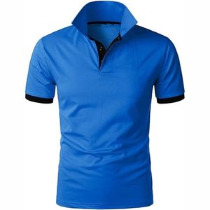 Polo d'été 100% coton personnalisé pour hommes, manches courtes de haute qualité avec un design simple et un motif imprimé confortable - Product Image 2