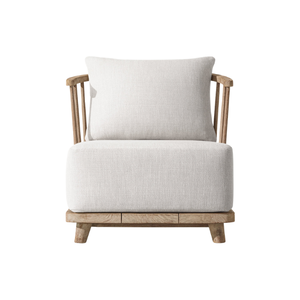 Silla moderna de teca para exteriores con asiento y respaldo de listones - Product Image 1