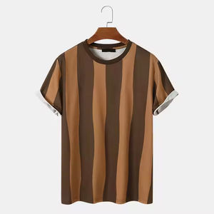 T-shirts pour hommes 100% coton 2025 Nouveaux personnalisables de haute qualité Style streetwear Fabriqués en usine au Pakistan - Product Image 1