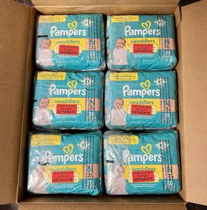 Swaddlers Couches jetables 16-18lbs Imprimé Fluff Pulp Énorme Pack-Taille 8-38ct Bébés Doux Respirant Fuite Guard - Product Image 1