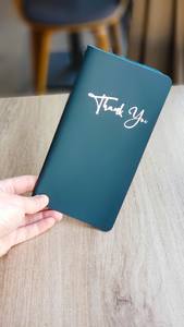 LBH-0025ใส่ธนบัตรหนังแท้สำหรับเช็คบิลมีโลโก้ร้านอาหารสามารถกำหนดเองได้ - Product Image 5