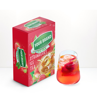 Poudre de boisson instantanée de conception libre 3in1 mélange instantané de boisson de poudre boîtes de papier duplex emballage de bâton thé de melon d'hiver thé de ginseng