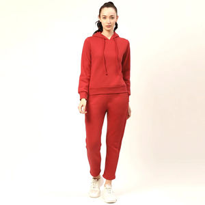 Chándal de lana para mujer, conjuntos de 2 piezas, Sudadera con capucha, traje de algodón 100%, suéter cálido de invierno, Conjunto de sudadera con capucha y Jogger para mujer - Product Image 6