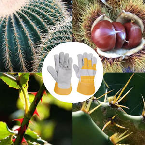 Gants de travail de sécurité en cuir pleine fleur avec écran tactile, conception à double paume, thermiques et respirants pour la conduite - Product Image 2