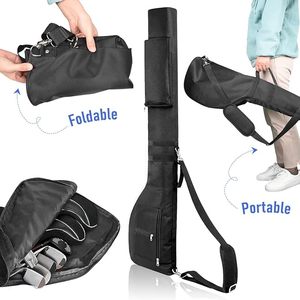 Venta al por mayor caliente personalizado de alta calidad impermeable ligero poliéster profesional Club bolsas llevar Domingo carrito de Golf mochila bolsa - Product Image 5