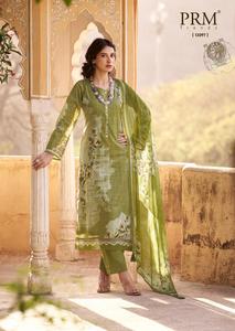 คอลเลกชัน salwar kameez ผ้าฝ้ายสนามหญ้าพิมพ์ดิจิตอลมีแคตตาล็อกเต็มรูปแบบในอัตราขายส่งคอลเลกชันพรีเมี่ยม - Product Image 3