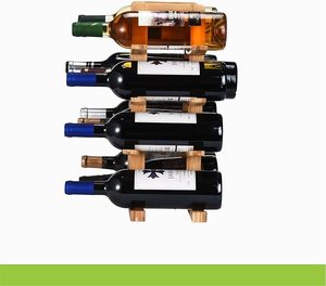 Gỗ trang trí chai bia đứng voi hình dạng giá rượu phong cách tốt nhất <span class=keywords><strong>Showcase</strong></span> hiển thị bằng gỗ Giá rượu bán buôn - Product Image 4