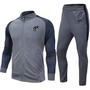 Ensemble de survêtements chauds pour hommes – Collection Automne-Hiver – Survêtements à col montant et fermeture éclair avec pantalon – Sweat-shirts chauds pour hommes - Product Image 2