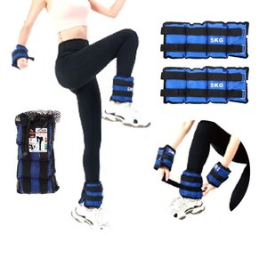 * OUTLET * 2 pz 5kg pesi da polso e caviglia con chiusura in Velcro-casa e giardino/sport e tempo libero - Product Image 2