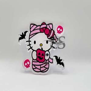 Azulejos de pestañas de Halloween de la mejor calidad, herramientas de pestañas personalizadas en forma de dibujos animados, logotipo personalizado sostenible, servicio OEM - Product Image 2