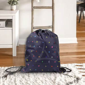Sac à dos à cordon personnalisé avec logo imprimé par sublimation, tissu personnalisé de haute qualité et tailles personnalisées - Product Image 5