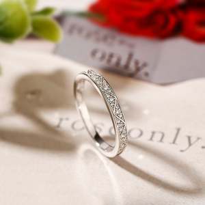 Bague en argent sterling et diamants pour femme Jeulia « I Love You More Than Once » - Product Image 5