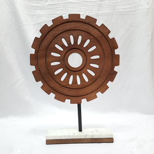 Material de madera Base de mármol Escultura de forma irregular Estilo de lujo Usado Hogar Oficina Mesa Esculturas verticales modernas - Product Image 1