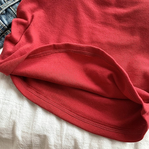 Camiseta sin mangas transpirable ajustada larga para mujer, almohadilla de sujetador incorporada, bordado de Color personalizado, capas para usar solo, puro lujurioso - Product Image 5