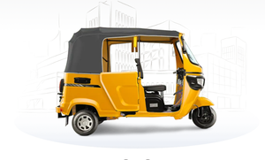 Rickshaw TVS "KING DELUXE" - Véhicule de transport populaire en Inde pour les vendeurs ambulants - Rickshaw à 3 roues de marque indienne - Product Image 4